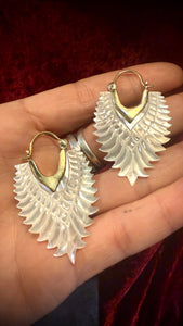 Shell • Brass • Earrings • Bali