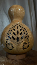 Load image into Gallery viewer, Enchanting Tree &amp; Flowers Gourd Lamp