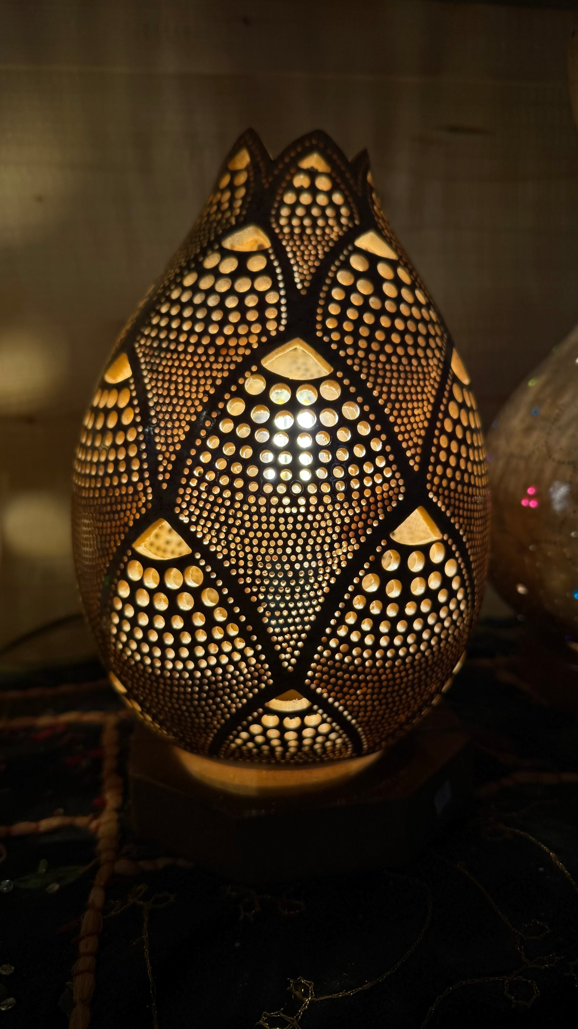 gourd lamp, decoration, calabash lamp