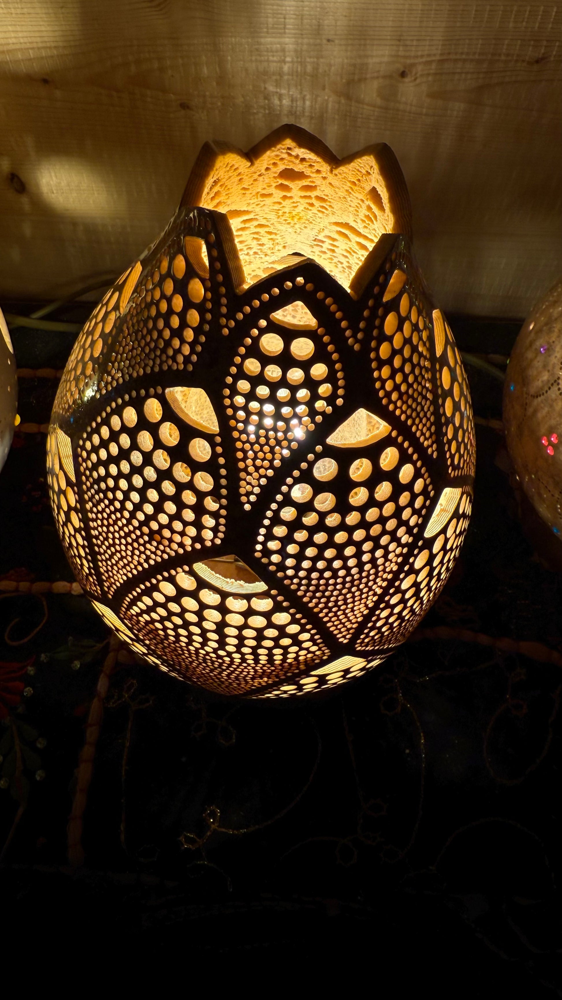 gourd lamp, decoration, calabash lamp