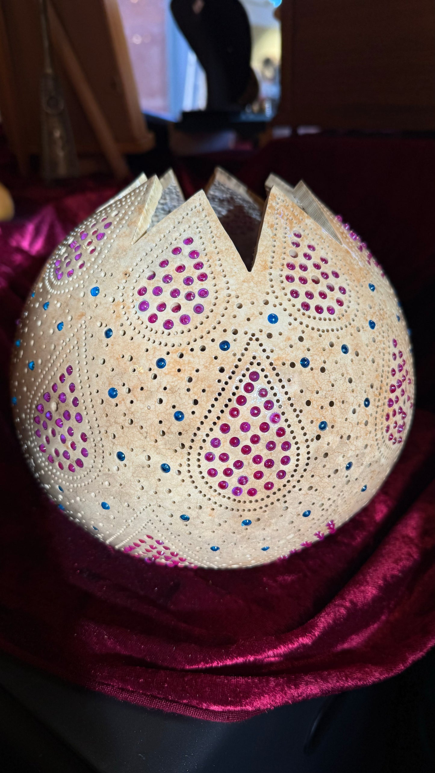 Artisan's Touch Gourd Lamp