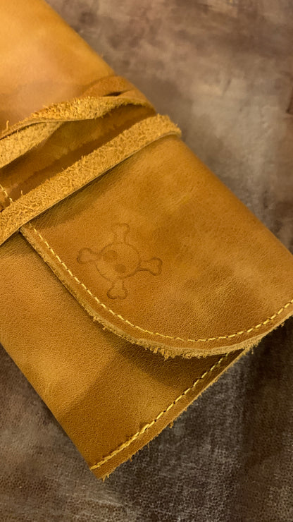 Handmade 100% Leather Tobacco Bag from Turkey