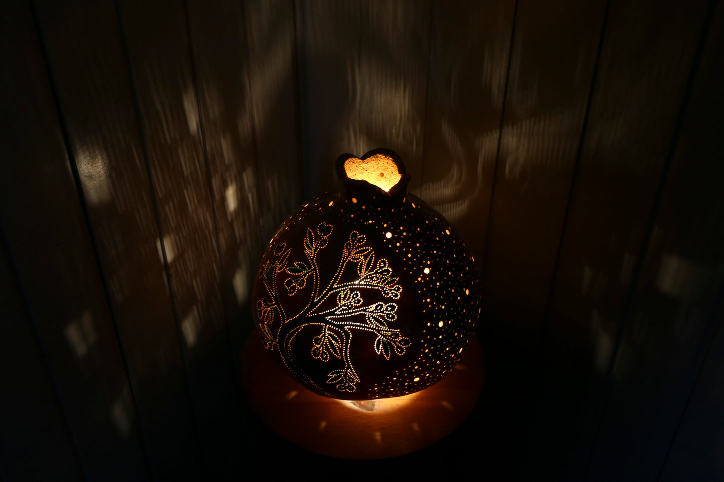 Gourd Lamp Olive tree