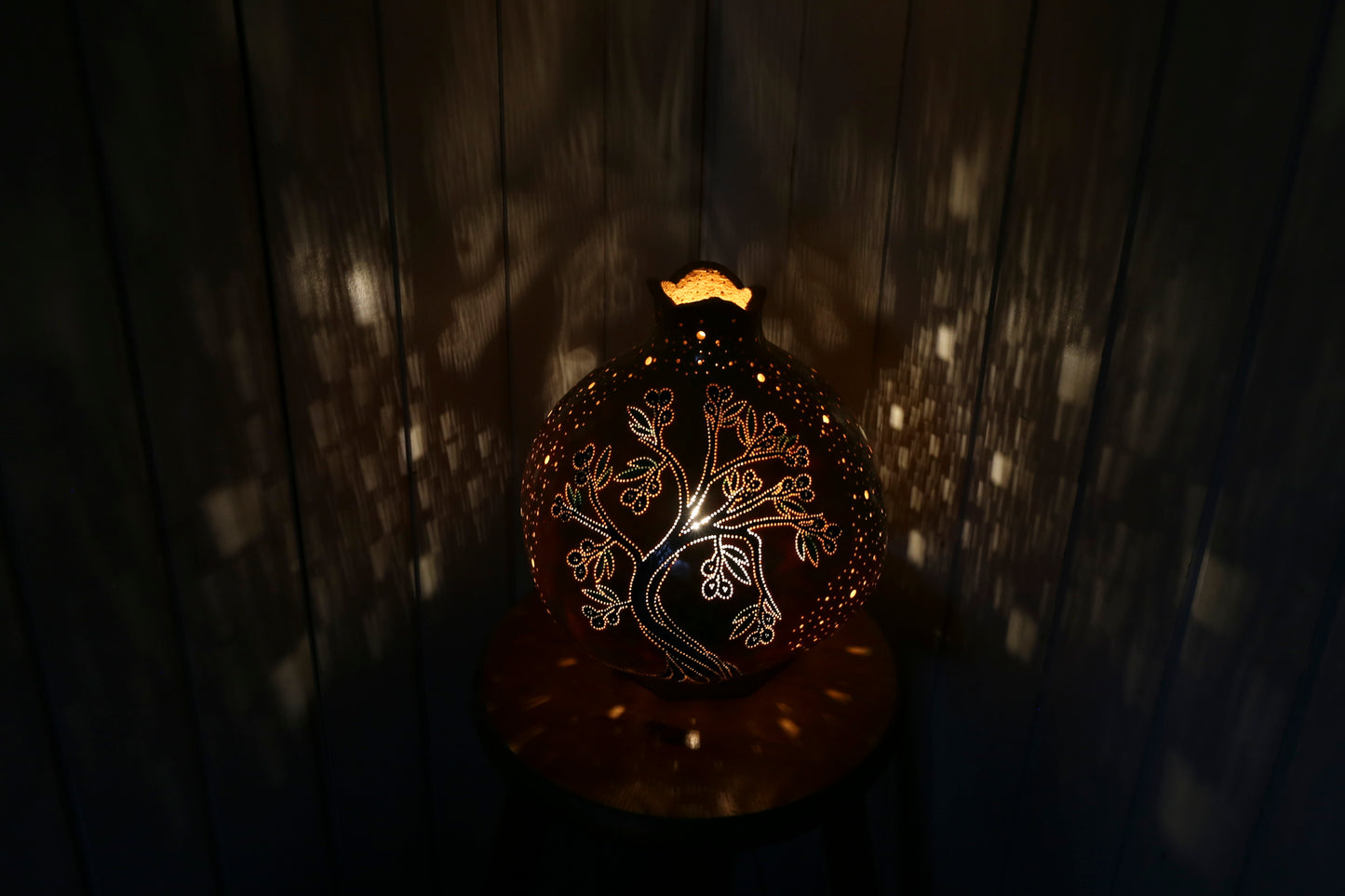 Gourd Lamp Olive tree