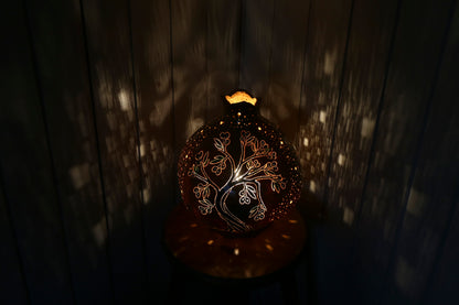 Gourd Lamp Olive tree