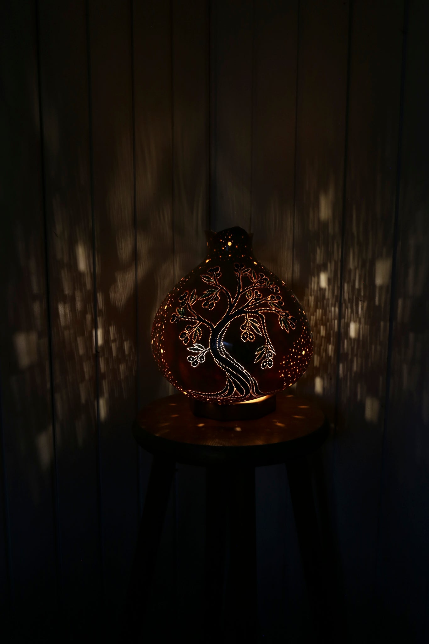 Gourd Lamp Olive tree