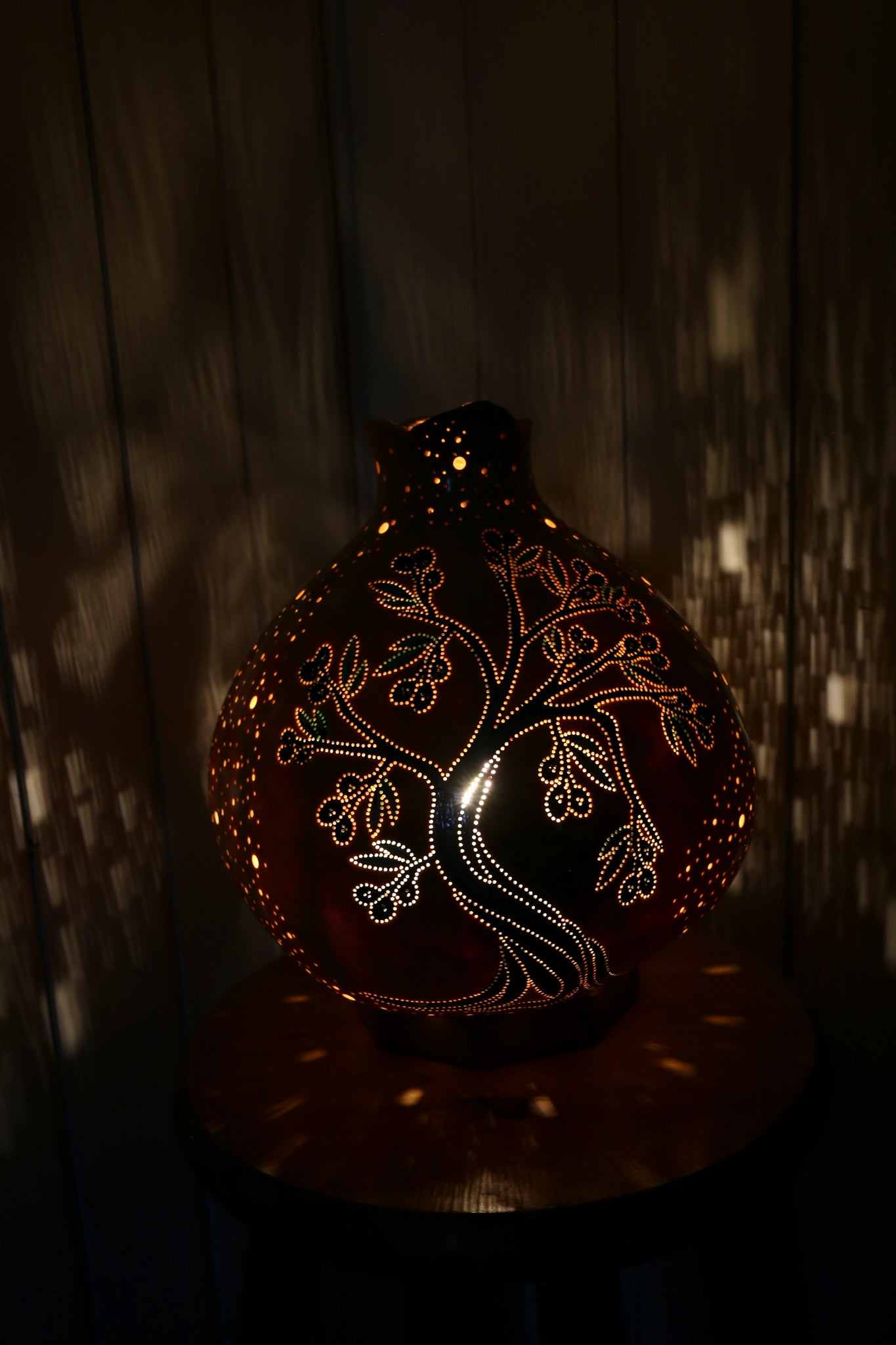 Gourd Lamp Olive tree