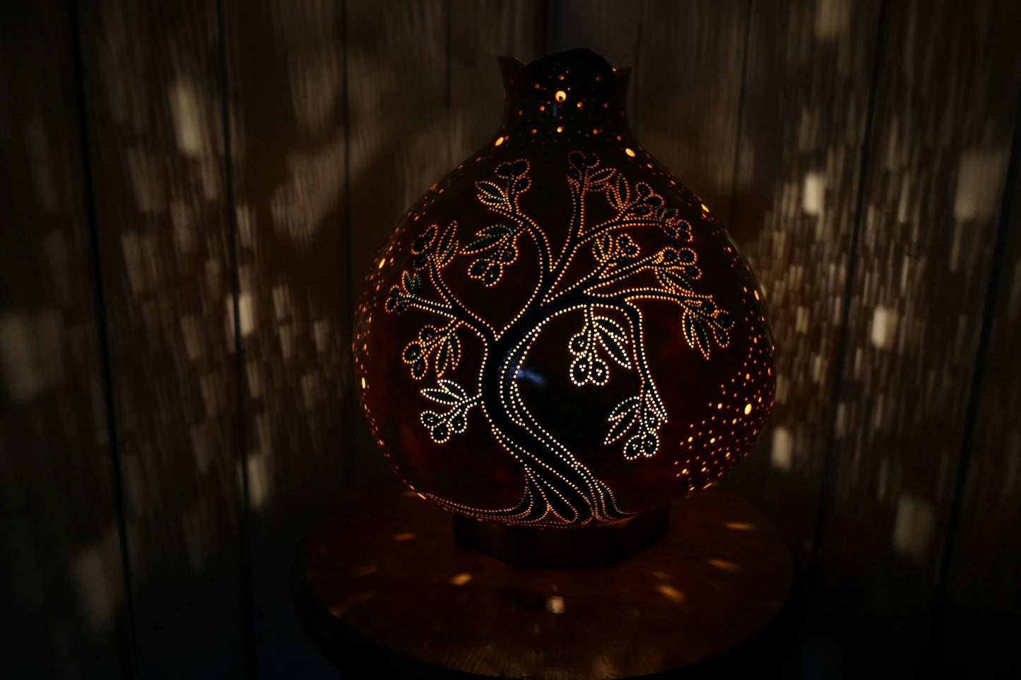 Gourd Lamp Olive tree
