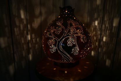 Gourd Lamp Olive tree