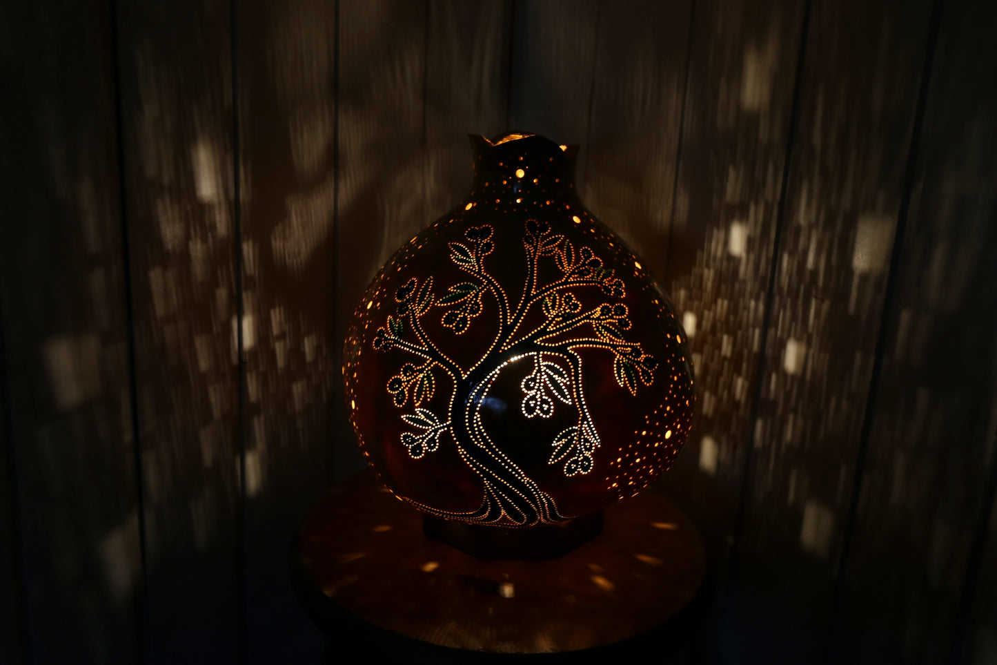 Gourd Lamp Olive tree