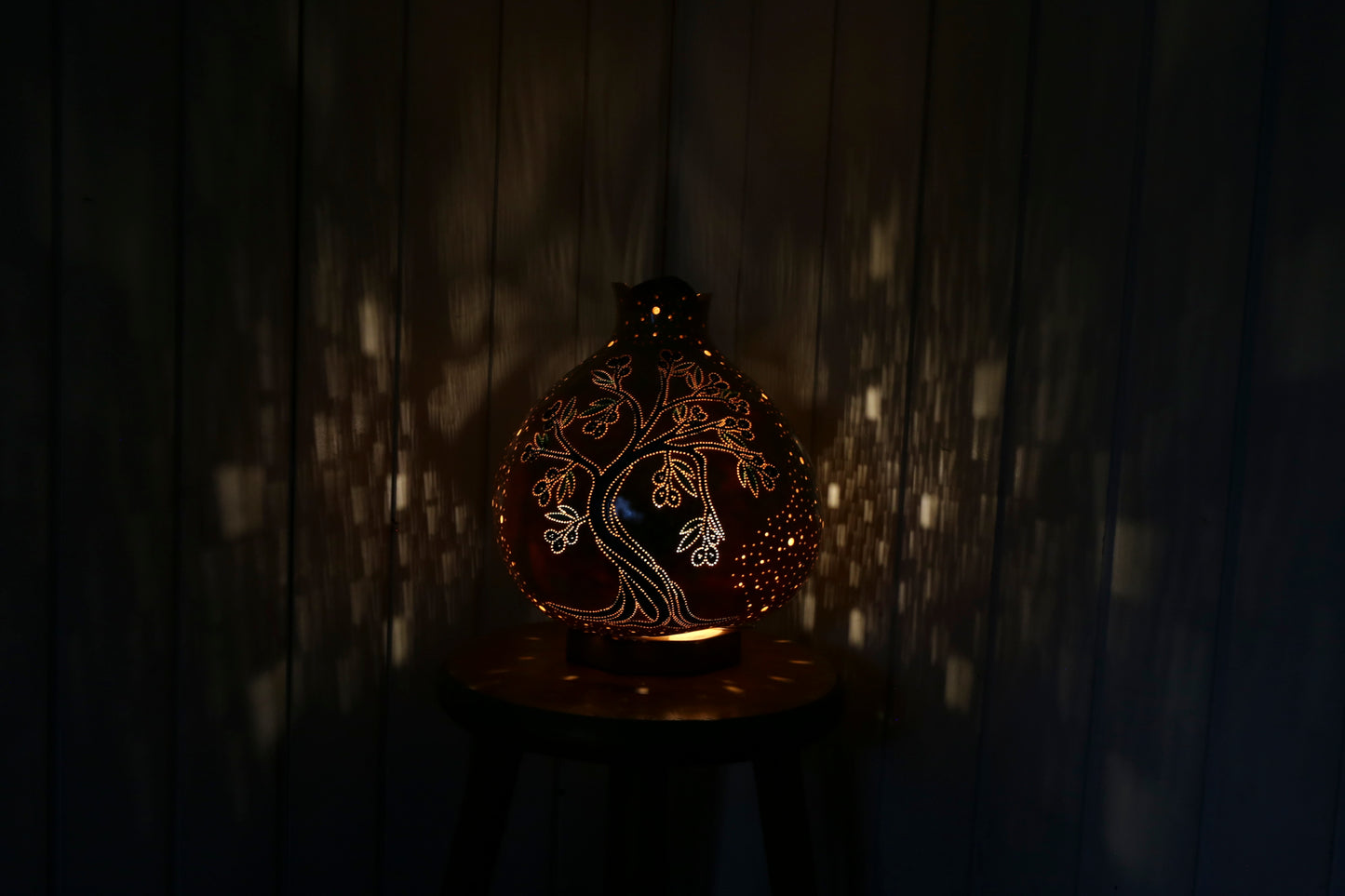 Gourd Lamp Olive tree