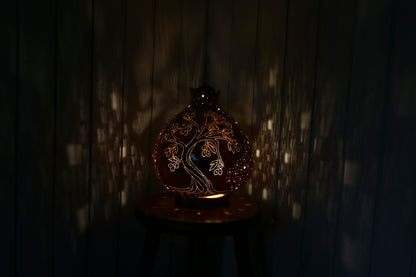 Gourd Lamp Olive tree