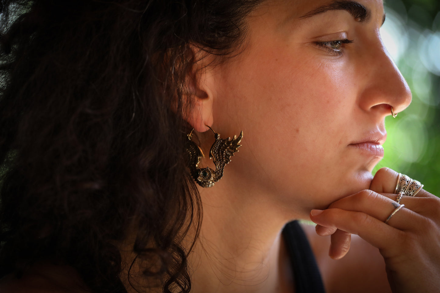 Brass • Earrings • Bali
