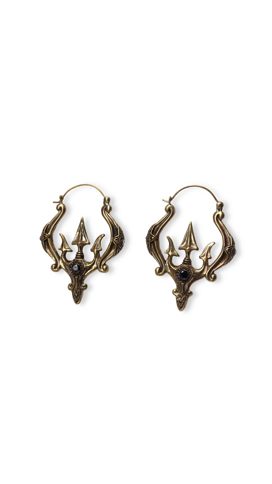 bali brass earrings 