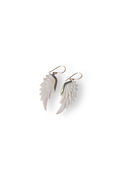 Bone,Brass • Earrings • Bali