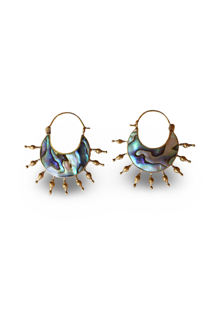 Shell • Brass • Earrings • Bali
