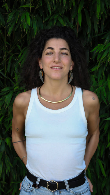 Brass Choker Necklace II