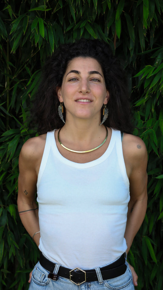 Brass Choker Necklace II