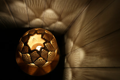 Sunset Serenade Gourd Lamp