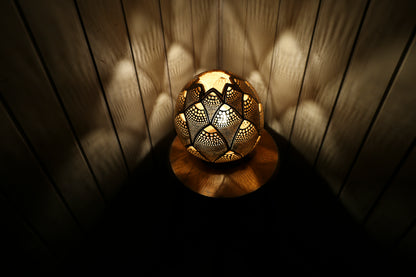 Sunset Serenade Gourd Lamp