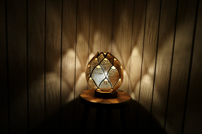 Sunset Serenade Gourd Lamp