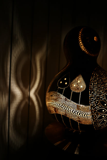 Mushroom Love Gourd Lamp