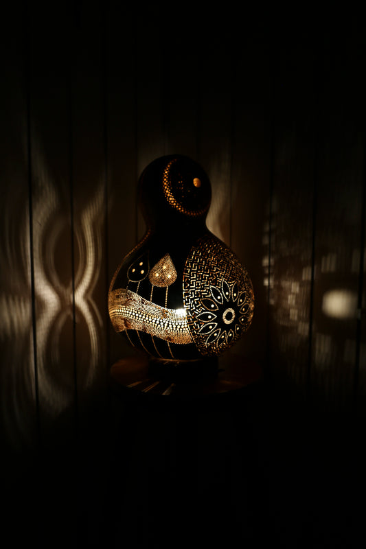 Mushroom Love Gourd Lamp