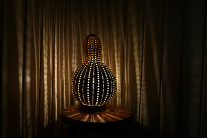 Tranquil Glow Gourd Lamp