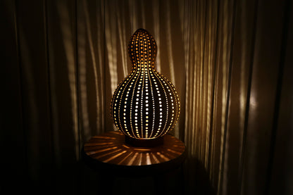 Tranquil Glow Gourd Lamp