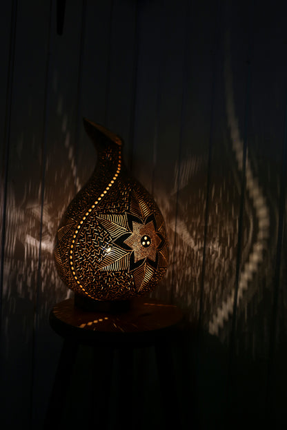 Serene Light Gourd Lamp