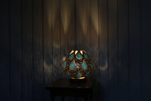 Load image into Gallery viewer, Blue Vibes Gourd Lamp
