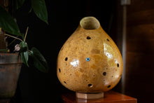Chargez l&#39;image dans la visionneuse de la galerie, Calabash lamps, online sale, Switzerland, decorative lighting, handmade lamps, unique designs, ambient illumination, gourd artistry, Swiss decor, artisanal lighting, crafted elegance, Swiss interiors, natural ambiance, buy calabash lamps, Swiss craftsmanship, interior design, lighting fixtures, Swiss home decor, shopping online, authentic gourd lamps.