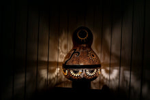 Load image into Gallery viewer, Collection, Calabash lamps, Unique, Carvings, Sizes, Serene ambiance, Soft glow, Decorative lighting, Elegance, Patterns.