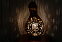 Load image into Gallery viewer, Patterns, Calabash lamp, Diversity, Creative designs, Nature-inspired, Culture, Artistic motifs, Lighting decor, Craftsmanship, Decoration, doti sutra, ambience lights, Switzerland