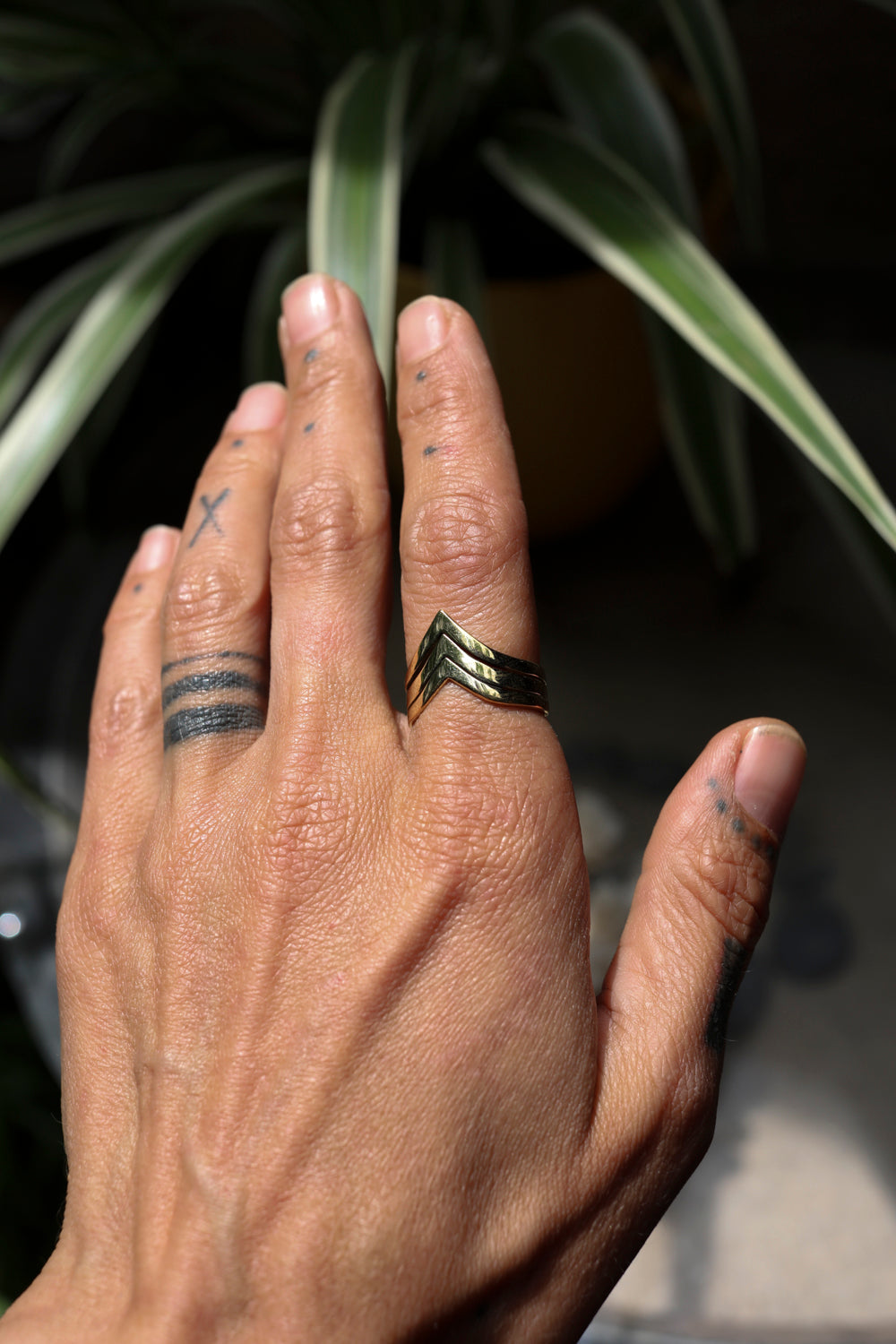 brass ring, doti sutra, brass jewelery