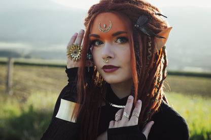 Sunburst Brass Ring