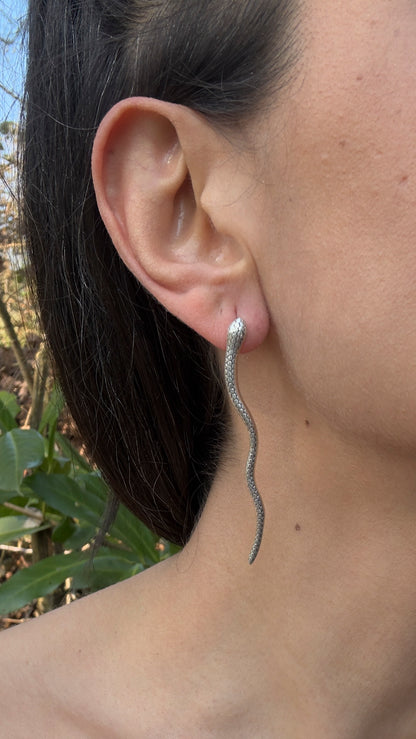 Snake earring