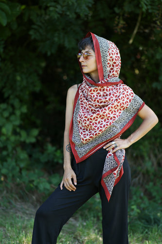 scarf, colorful scarf, cotton, dotisutra