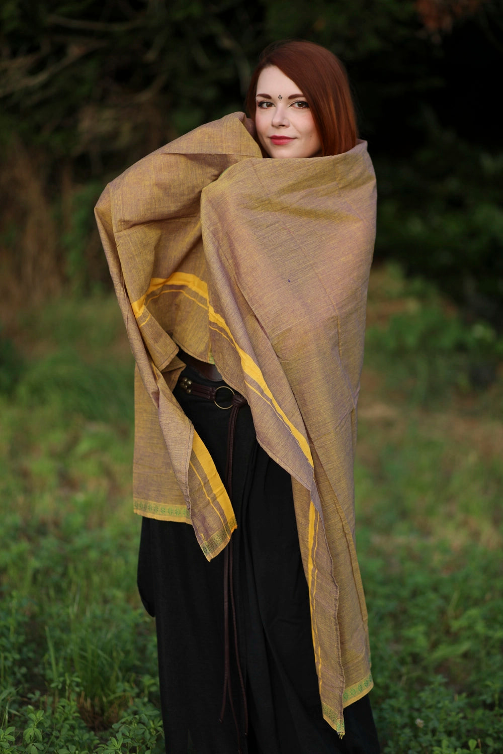 scarf, colorful scarf, cotton, dotisutra, gokarna longie
