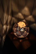 Chargez l&#39;image dans la visionneuse de la galerie, Artisanal gourd lamp, craftsmanship, Bodrum-inspired lighting, natural elegance