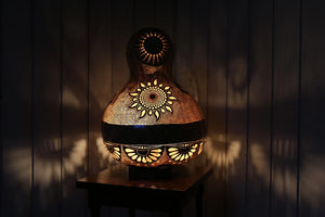 Sun Flower Gourd Lamp