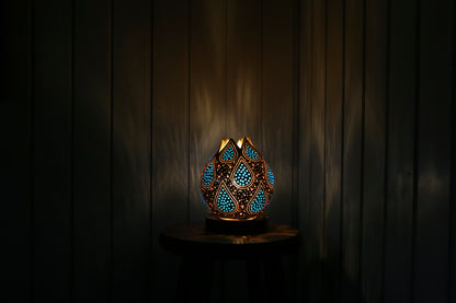 Gourd Lamp Blue