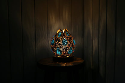 Gourd Lamp Blue