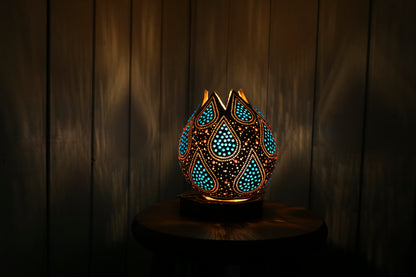 Gourd Lamp Blue