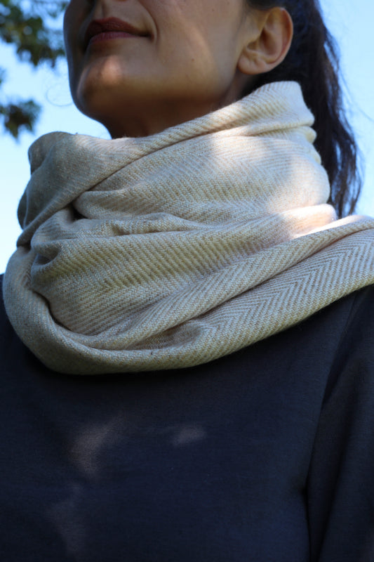 wool shawl handmade