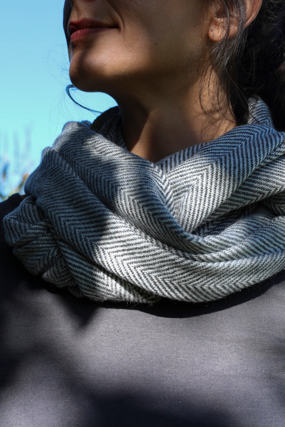 wool shawl handmade 