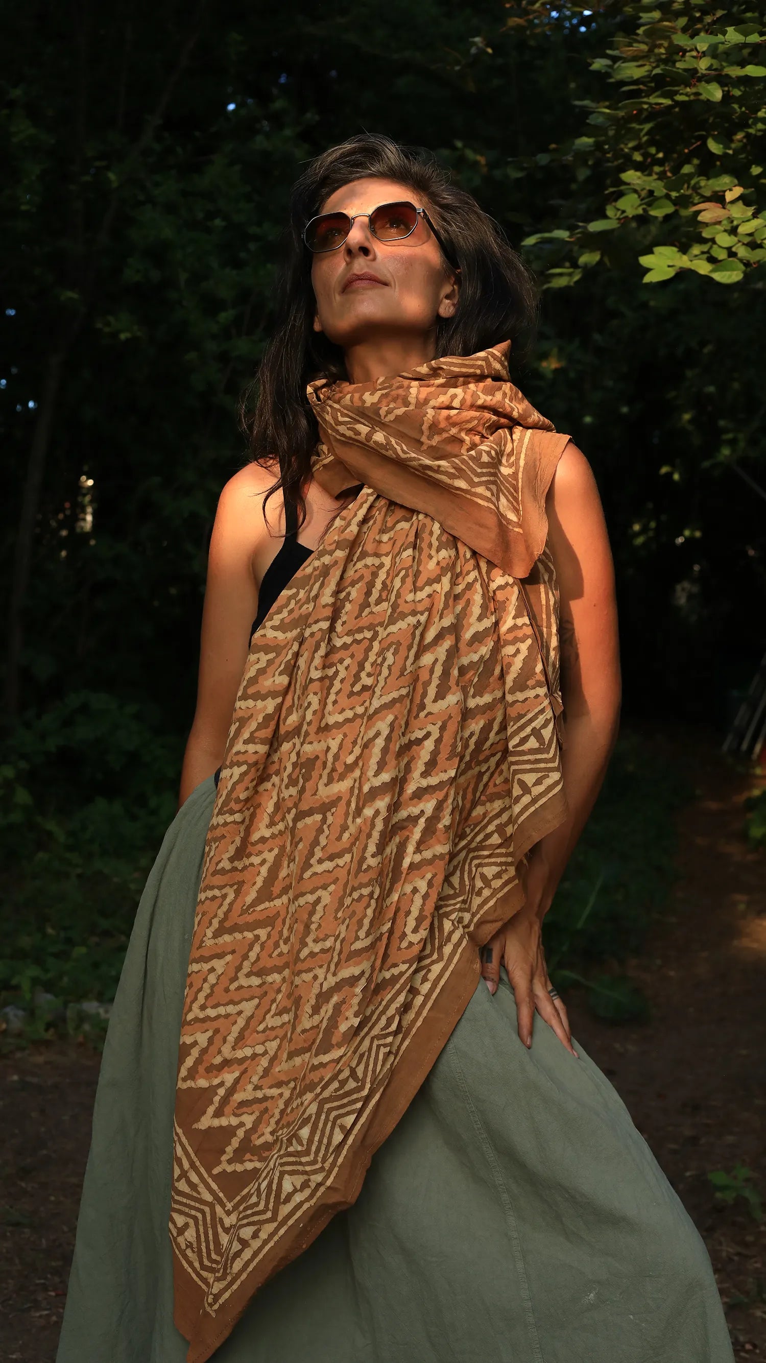 Indian Cotton Scarf I