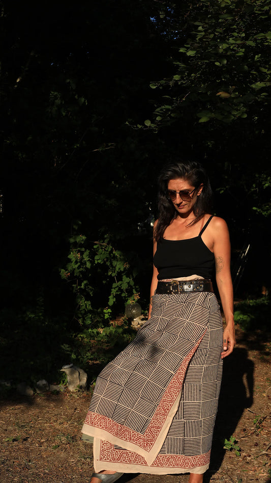 Indian Cotton Scarf XI