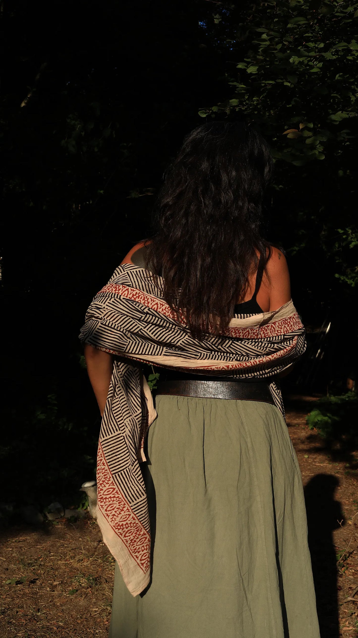 Indian Cotton Scarf XI
