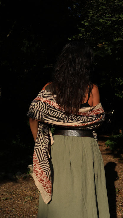 Indian Cotton Scarf XI